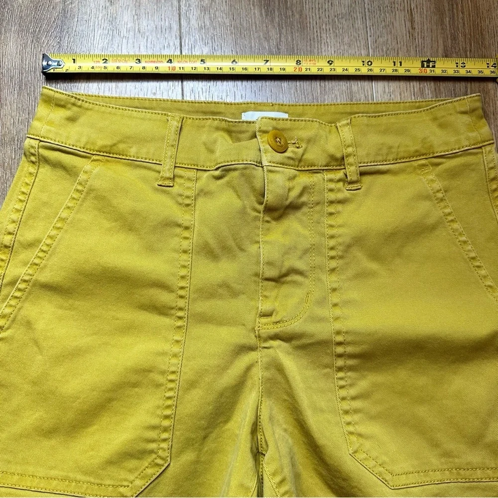 J. Crew Yellow Shorts Chino Style BF389 Size 0